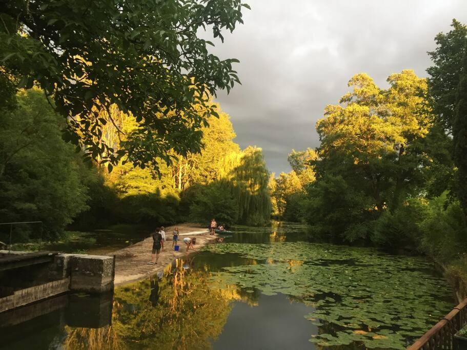 Magnifique Moulin Proche Chablis, Jacuzzi Et Riviere Annay-sur-Serein Exterior foto