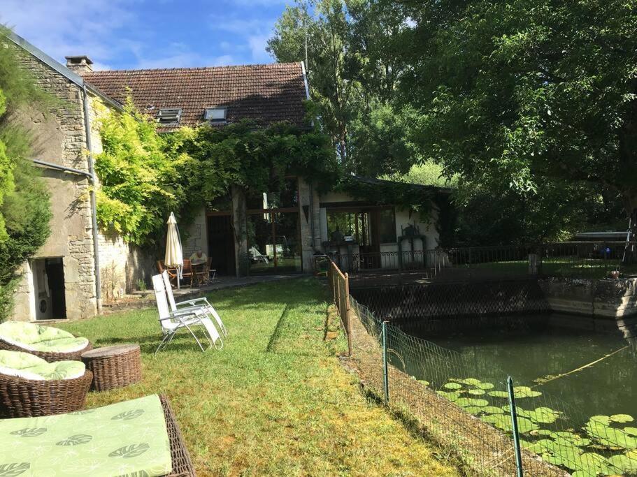 Magnifique Moulin Proche Chablis, Jacuzzi Et Riviere Annay-sur-Serein Exterior foto