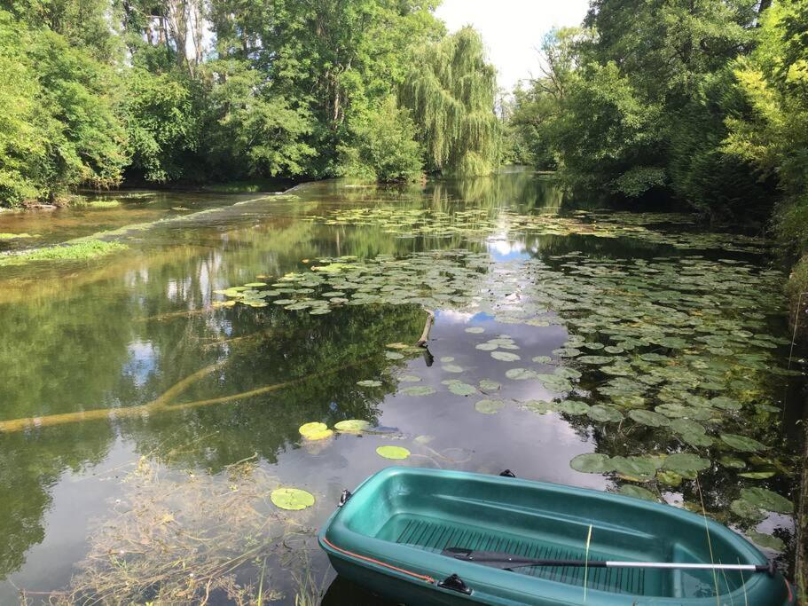 Magnifique Moulin Proche Chablis, Jacuzzi Et Riviere Annay-sur-Serein Exterior foto